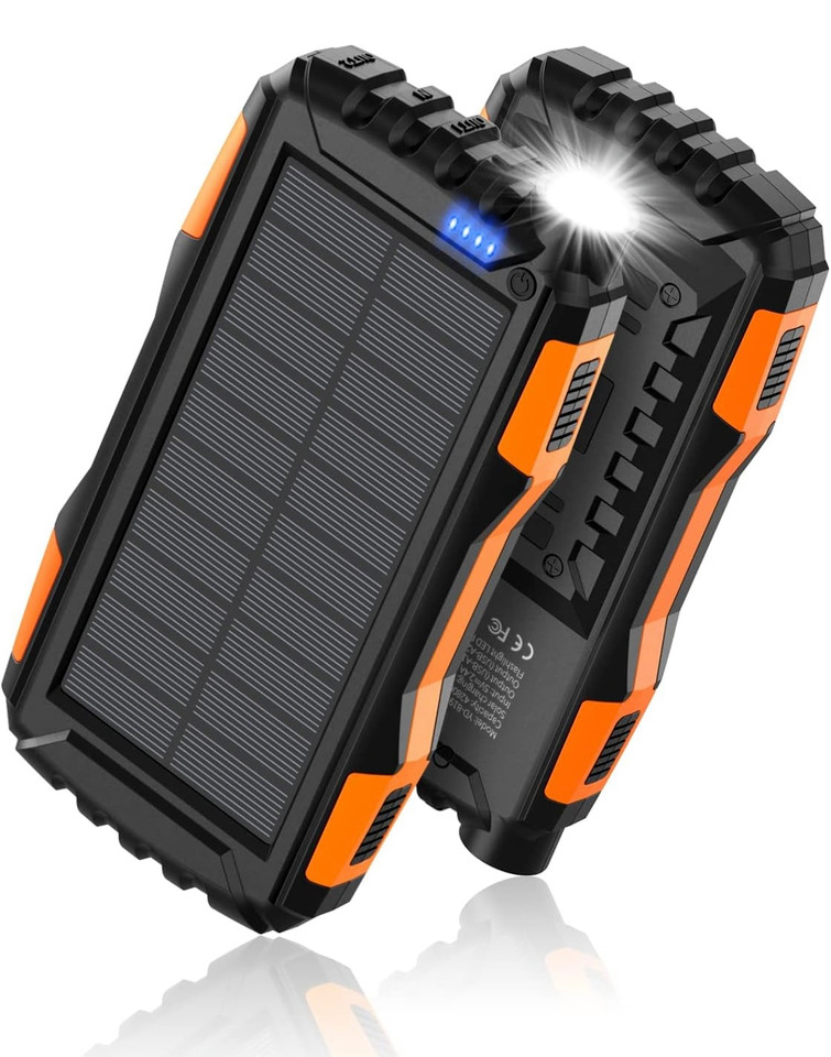 EchoSpark Power-Bank-Solar-Charger 42800Mah Portable Charger,Solar Power Bank