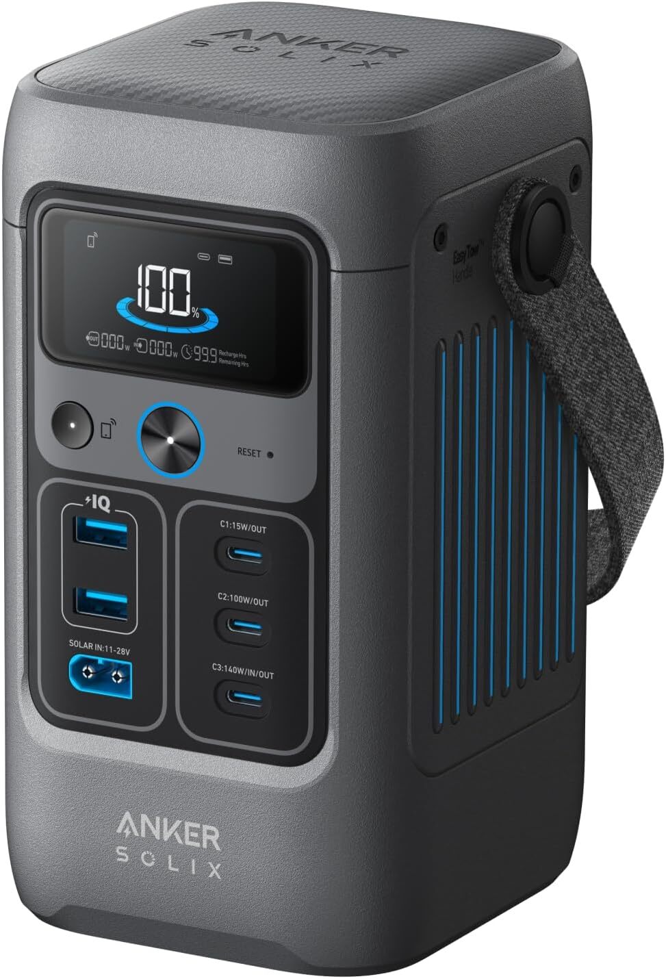 Anker SOLIX C200 DC Power Bank Station 192Wh 200W Solar Generator for Outdoor