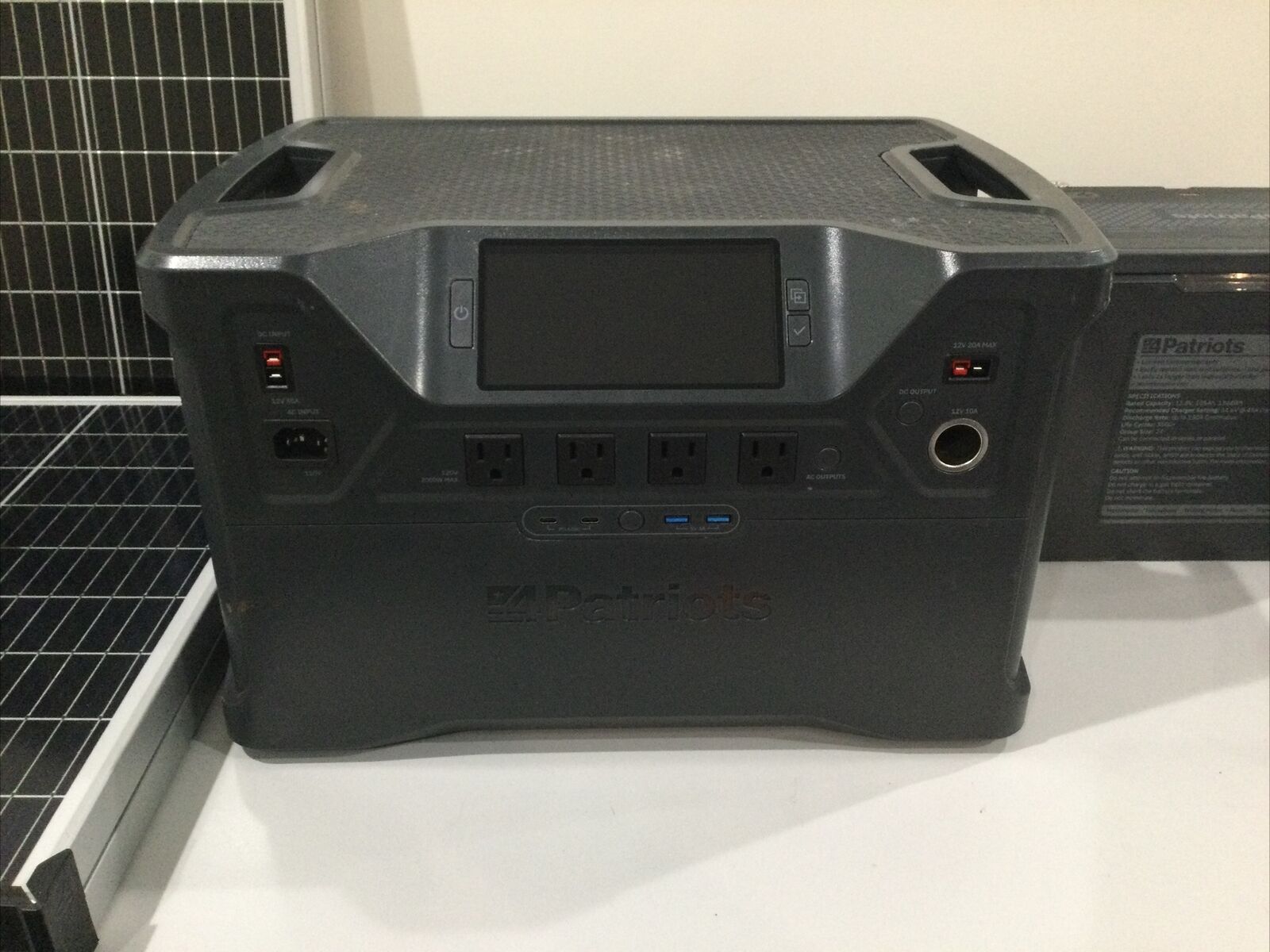 Patriot Power Solar 2000X Generator