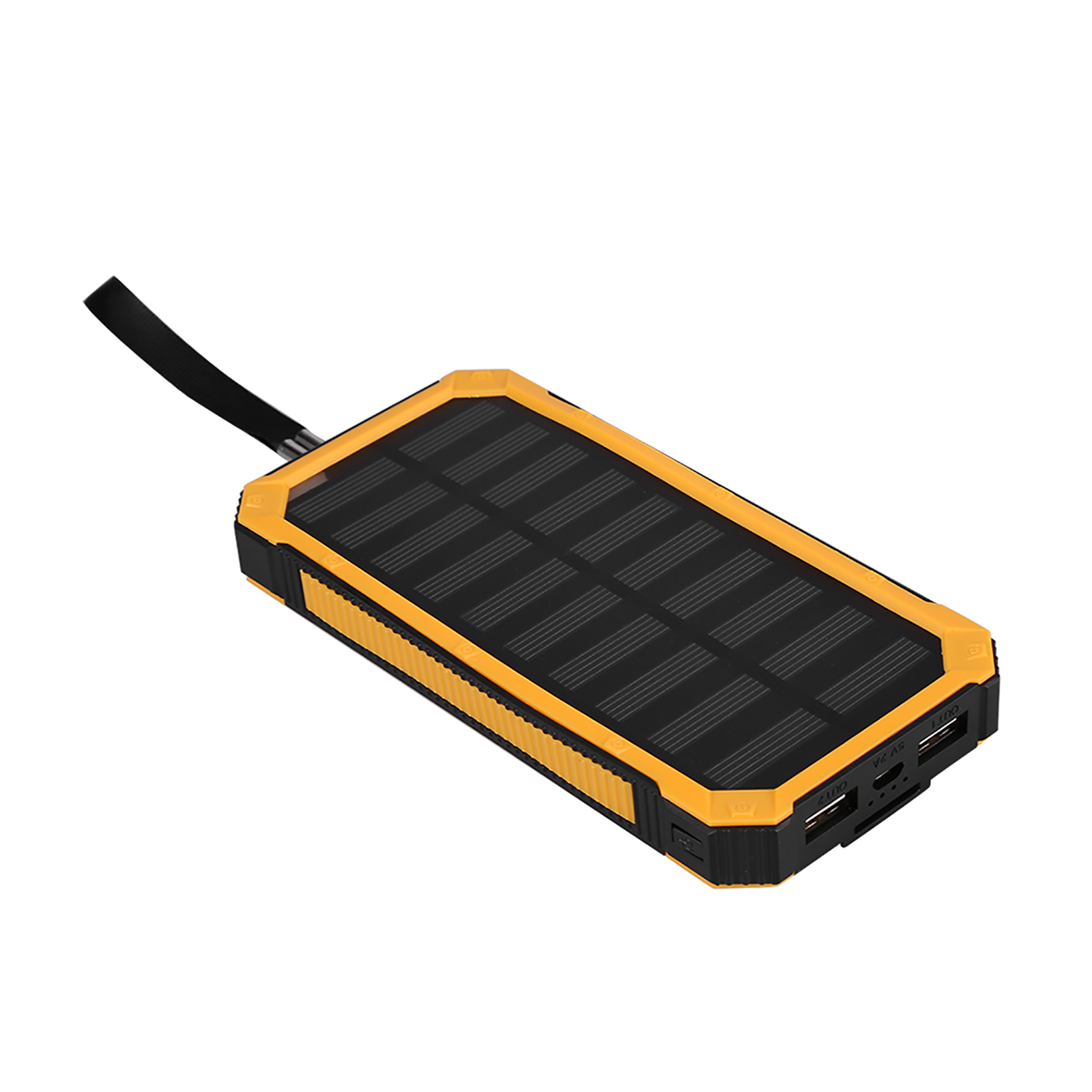 20000mAh Portable Solar Power Bank Fast Charging Case For Outdoor Activities