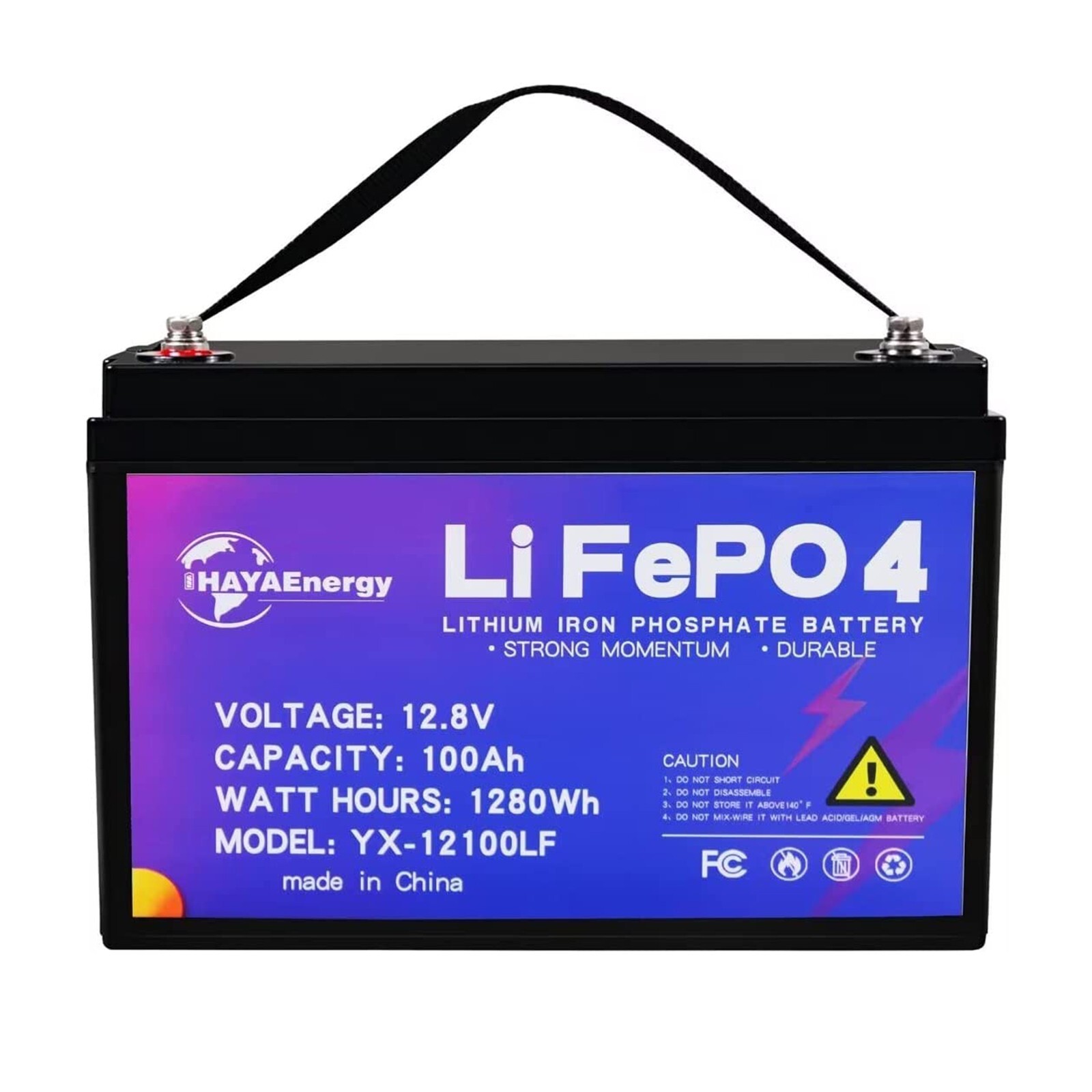 12v Lithium Battery Marine Deep Cycle Solar Batteries 100ah Lifepo4 Golf Cart