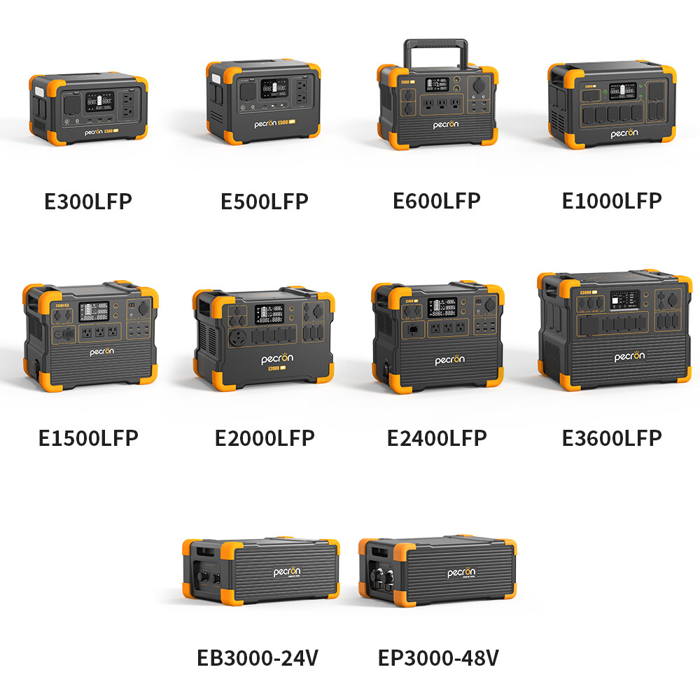 Pecron Portable Power Station Solar Generator for Outdoor Camping LiFePO4-Series