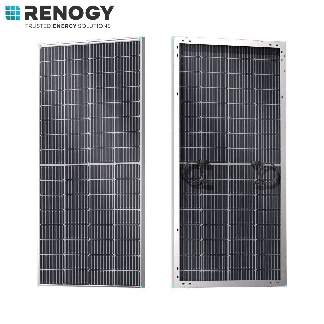 Renogy N-Type 16BB 12V 250W Bifacial Solar Panel Double-Side High-Efficiency PV