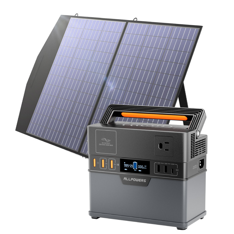 ALLPOWERS 300W 288Wh Portable Power Station Generator 100W Solar Panel Optional