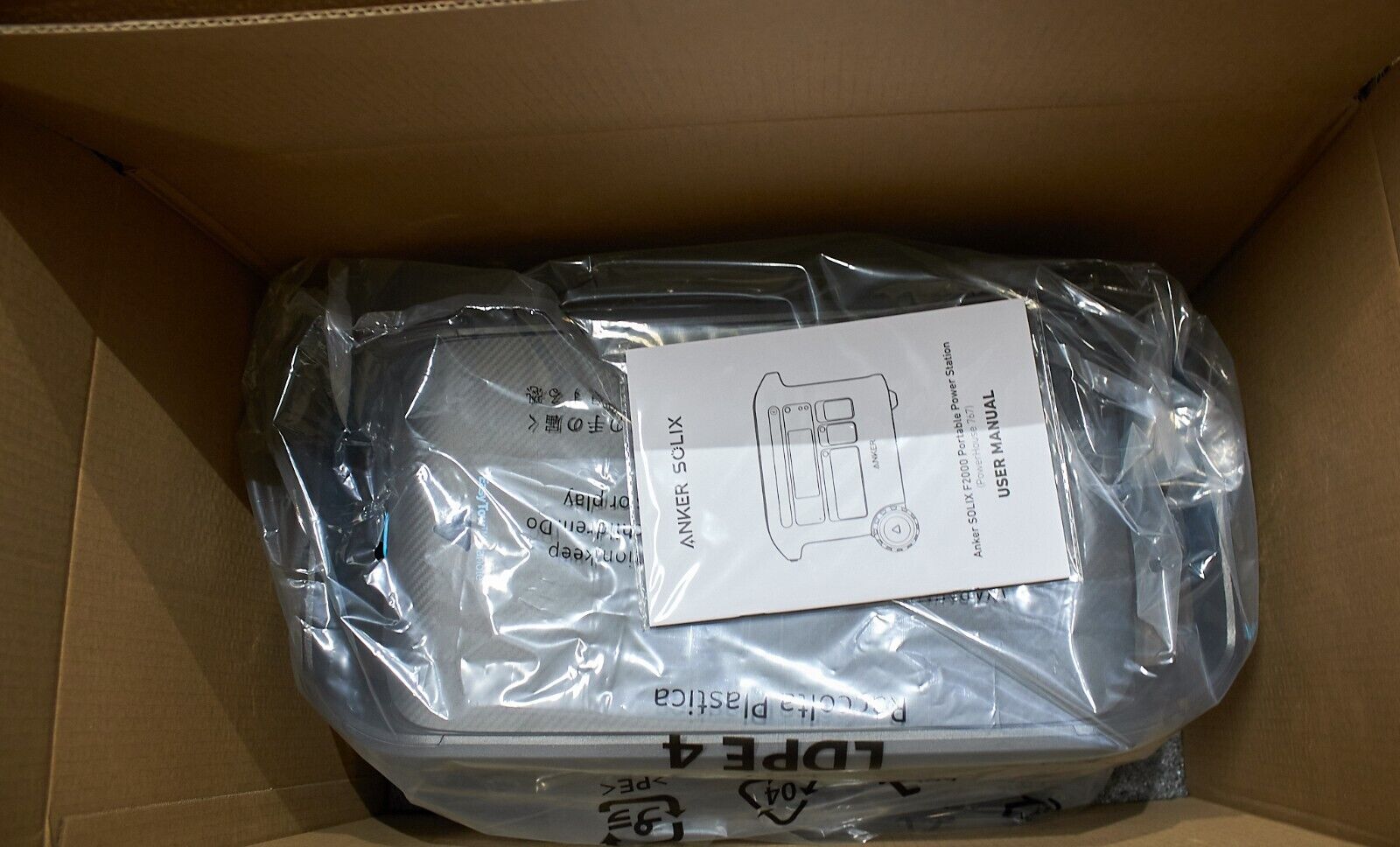 Anker SOLIX F2000 Portable Power Station 2400W Solar Generator 2048Wh -New