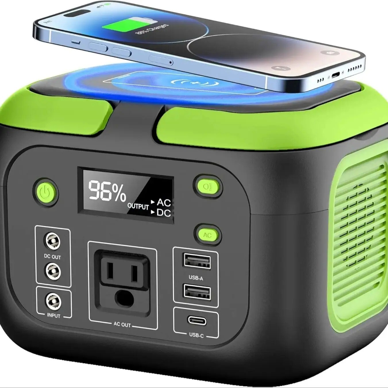200W Portable Power Station, 155Wh Solar Generator, 42000mAh Power Bank