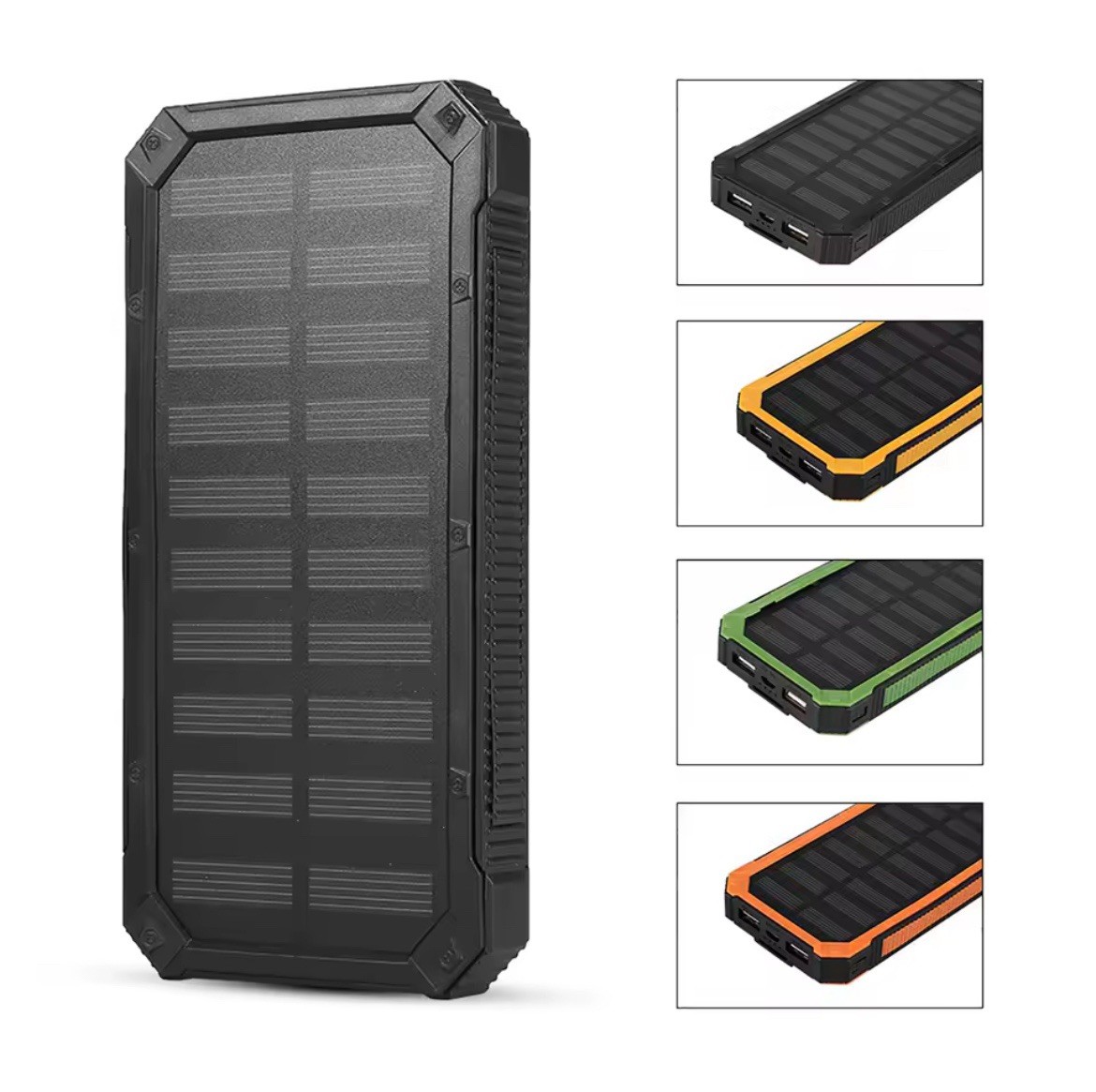 Super USB Portable Charger Solar Power Bank For Cell Phone with Compass Trip NEW