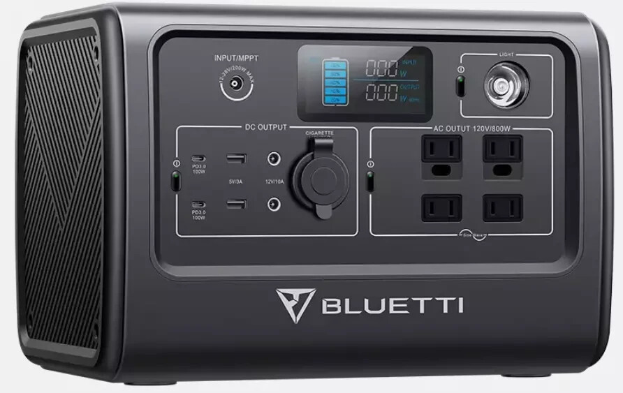 BLUETTI Portable Power Station EB70S, 716Wh LiFePO4 Battery Backup