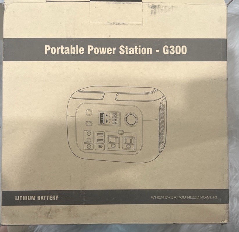 BRAND NEW! 300W Portable Power Station, 260Wh/70000mAh Outdoor Solar Generator