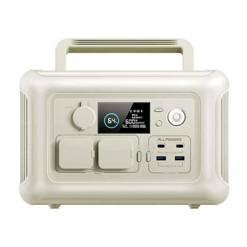 ALLPOWERS R600 600W Portable Power Station 299Wh Solar Generator Outdoor Camping
