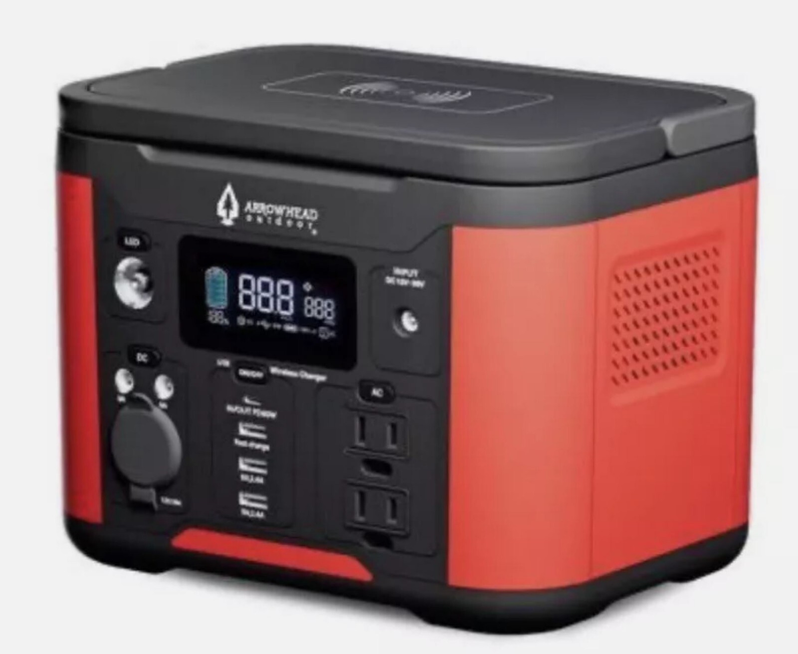 ARROWHEAD OUTDOOR 296W Portable Power Station Lithium Solar Generator Peak 600W