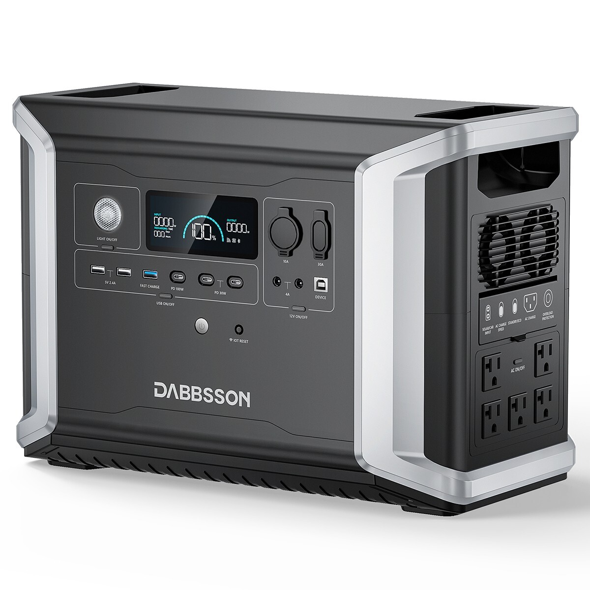 Dabbsson DBS2300 Power Station LFP Solar Generator Outdoor Home Backup Outdoor