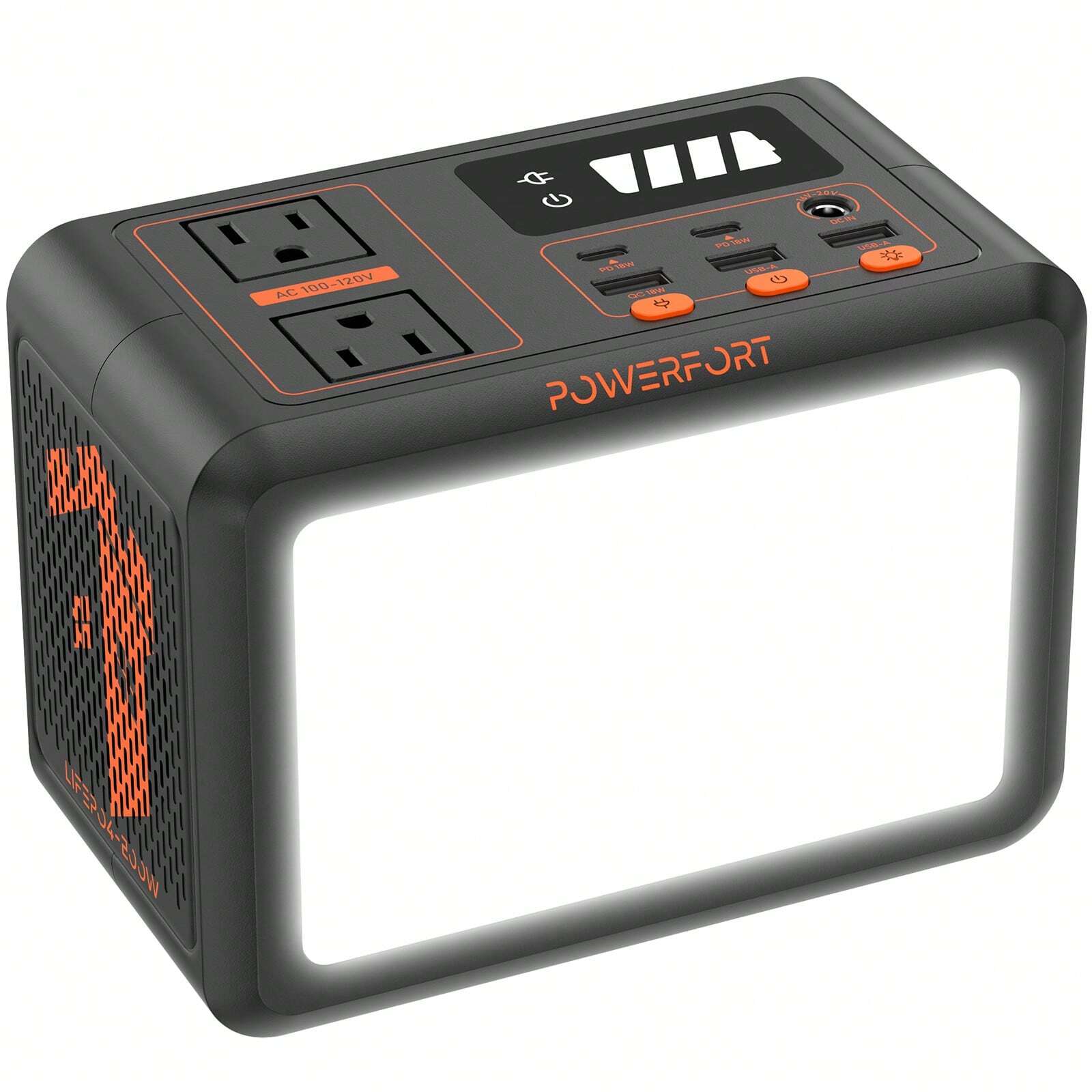 XJWC-Portable Power Station 150W Small Solar Power Bank 99.9Wh With 3500+ Cycles