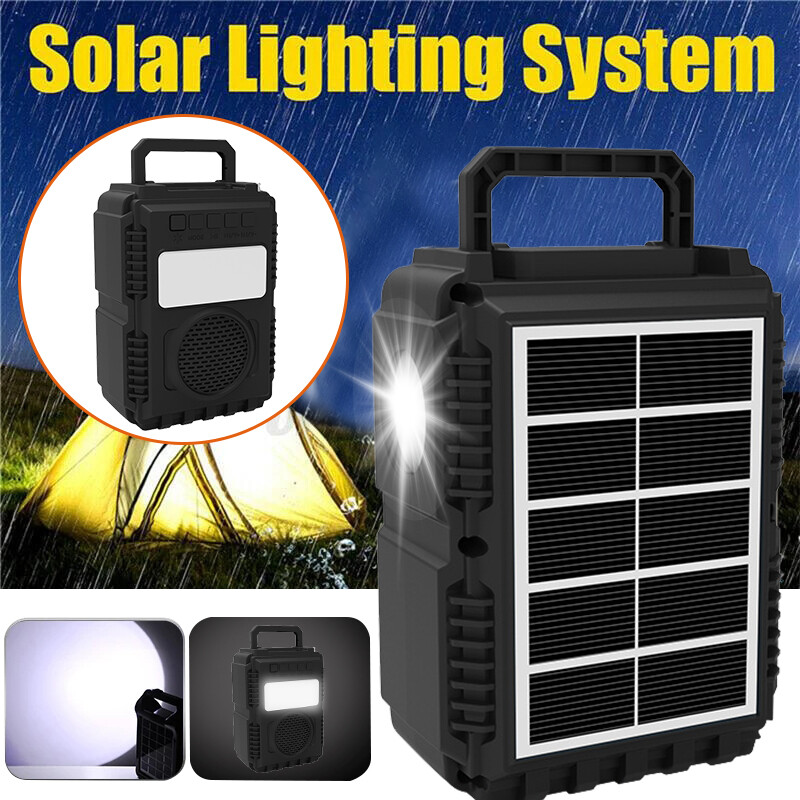 Power Station Solar Generator Panel Power Bank Outlet Camping Emergency Portable