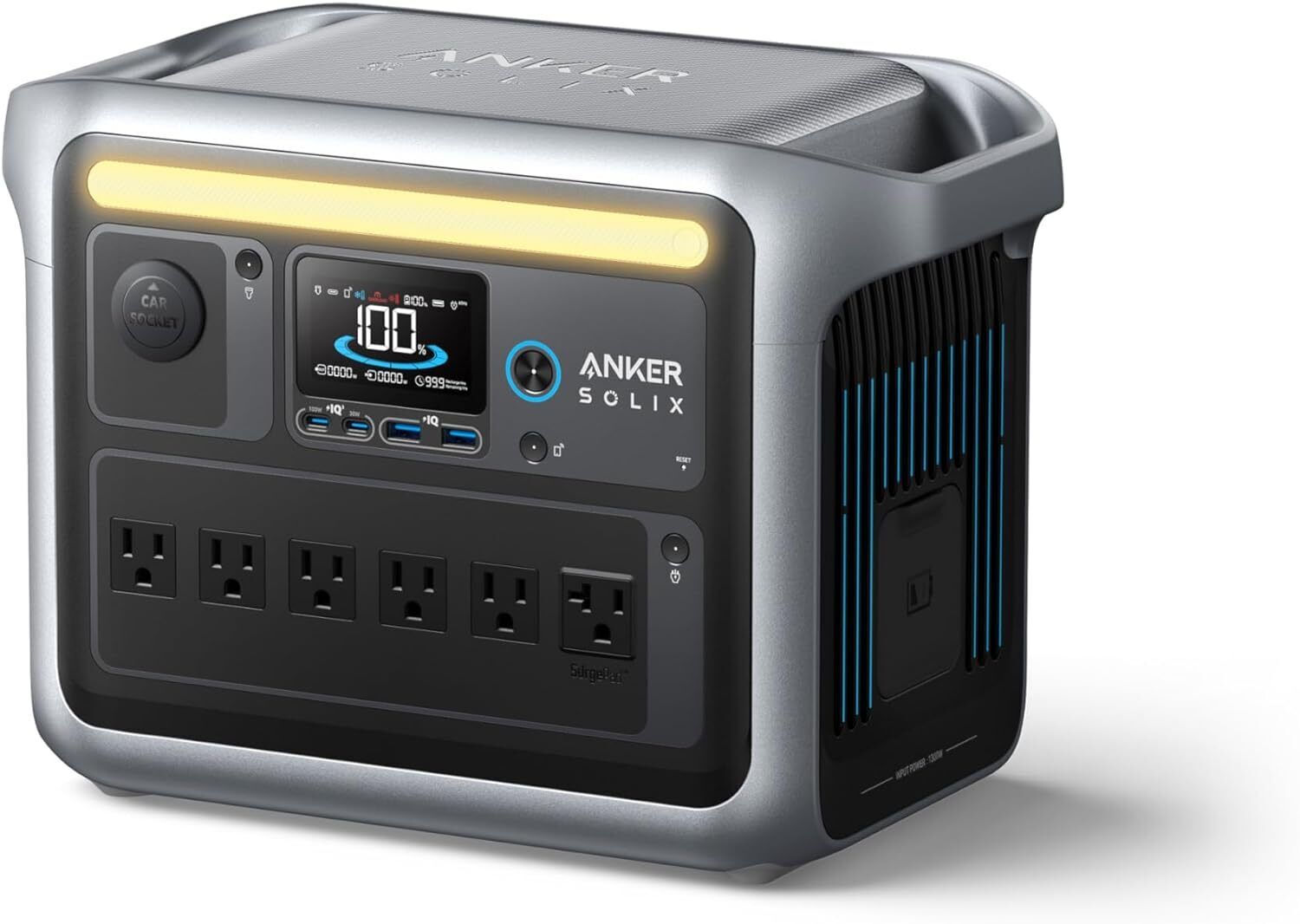 Anker SOLIX C1000 Portable Power Station 1800W Solar Generator Battery|Refurbish