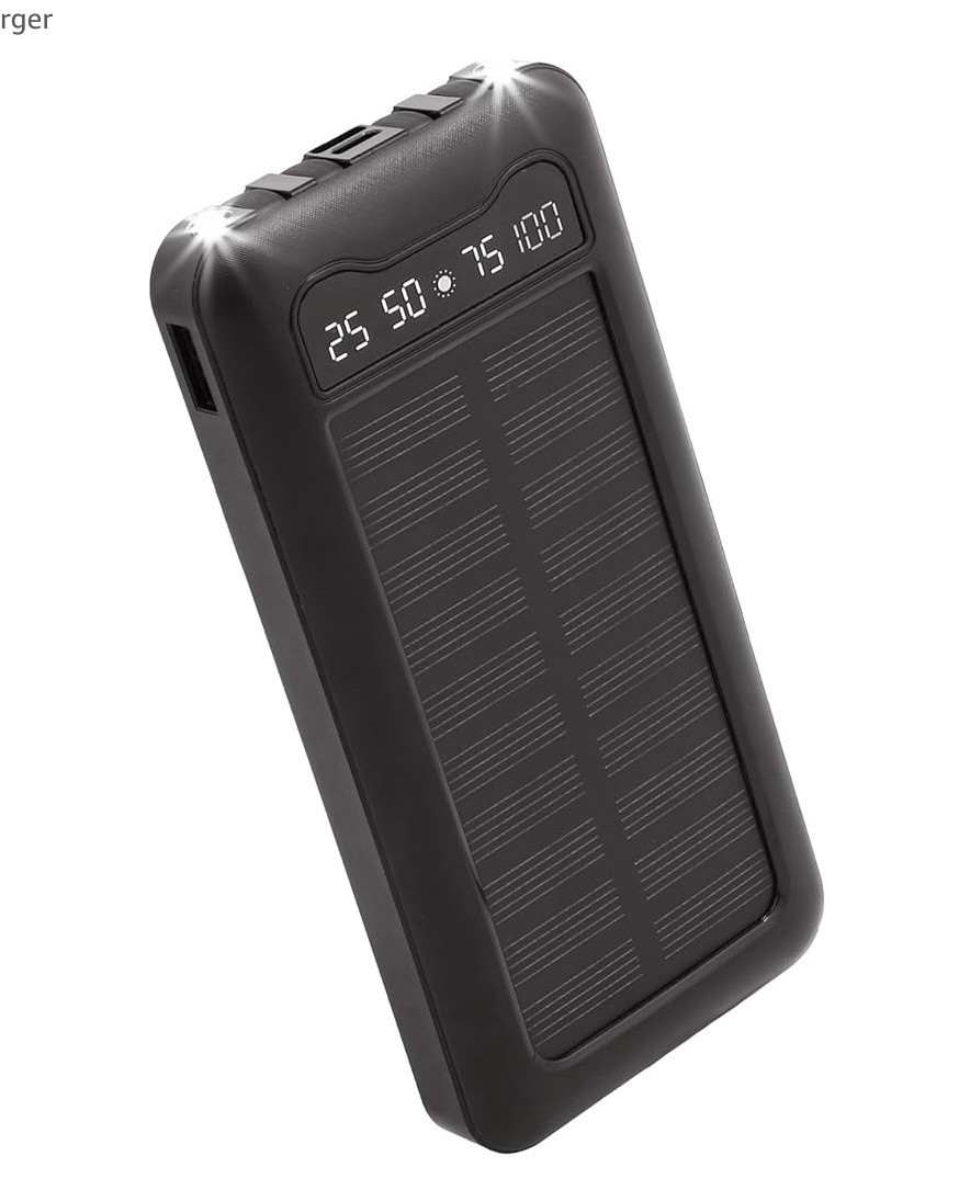 Portable Solar Power Bank Charger