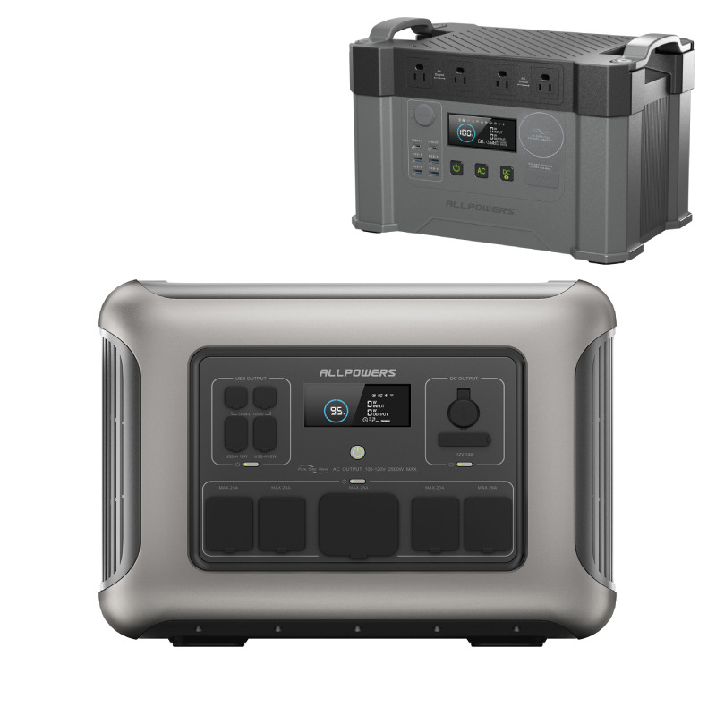 ALLPOWERS R2500 S2000 Solar Generator Power Station Home Battery Backup Off-Grid