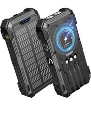 Solar  Power Bank, 42800mAh Wireless Portable Charger