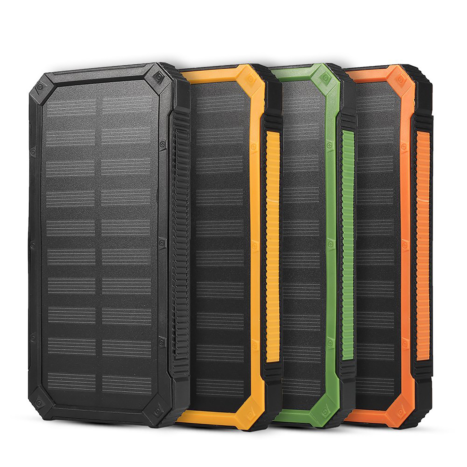 NEW 20000mAh Dual USB Portable Solar Battery Charger Solar Power Bank for Phone