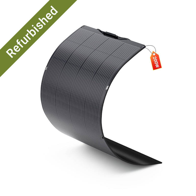 ALLPOWERS 200W Flexible Solar Panel Charger 32V IP68 for Roof Boat Refubished