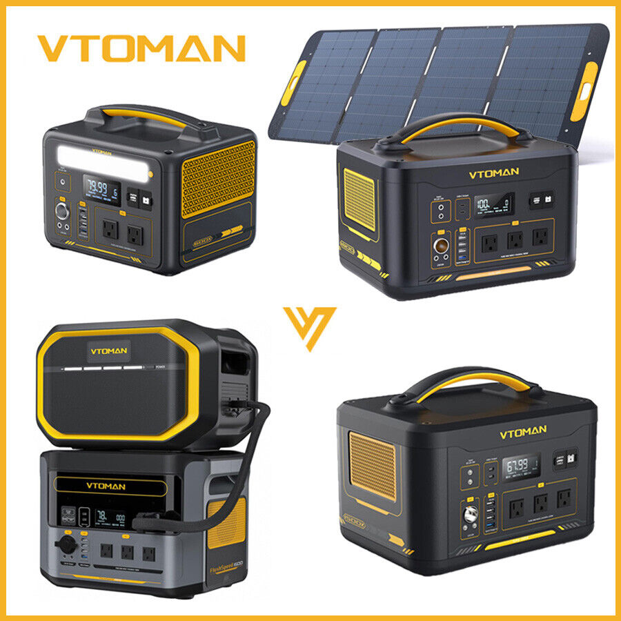 VTOMAN Jump 600X/1500X/1800 FlashSpeed 300/1000/1500 Portable Power Station