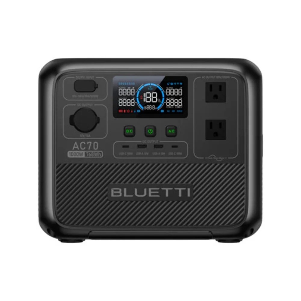 BLUETTI AC180 1800W 1152Wh Power Station Solar Generator for Power Outage Backup