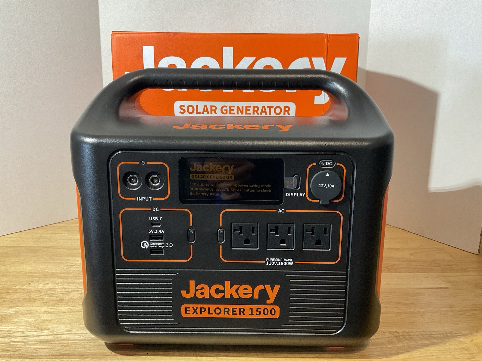 Jackery Power Station Explorer 1500 (1534Wh/1800W) Solar Generator (NEW)