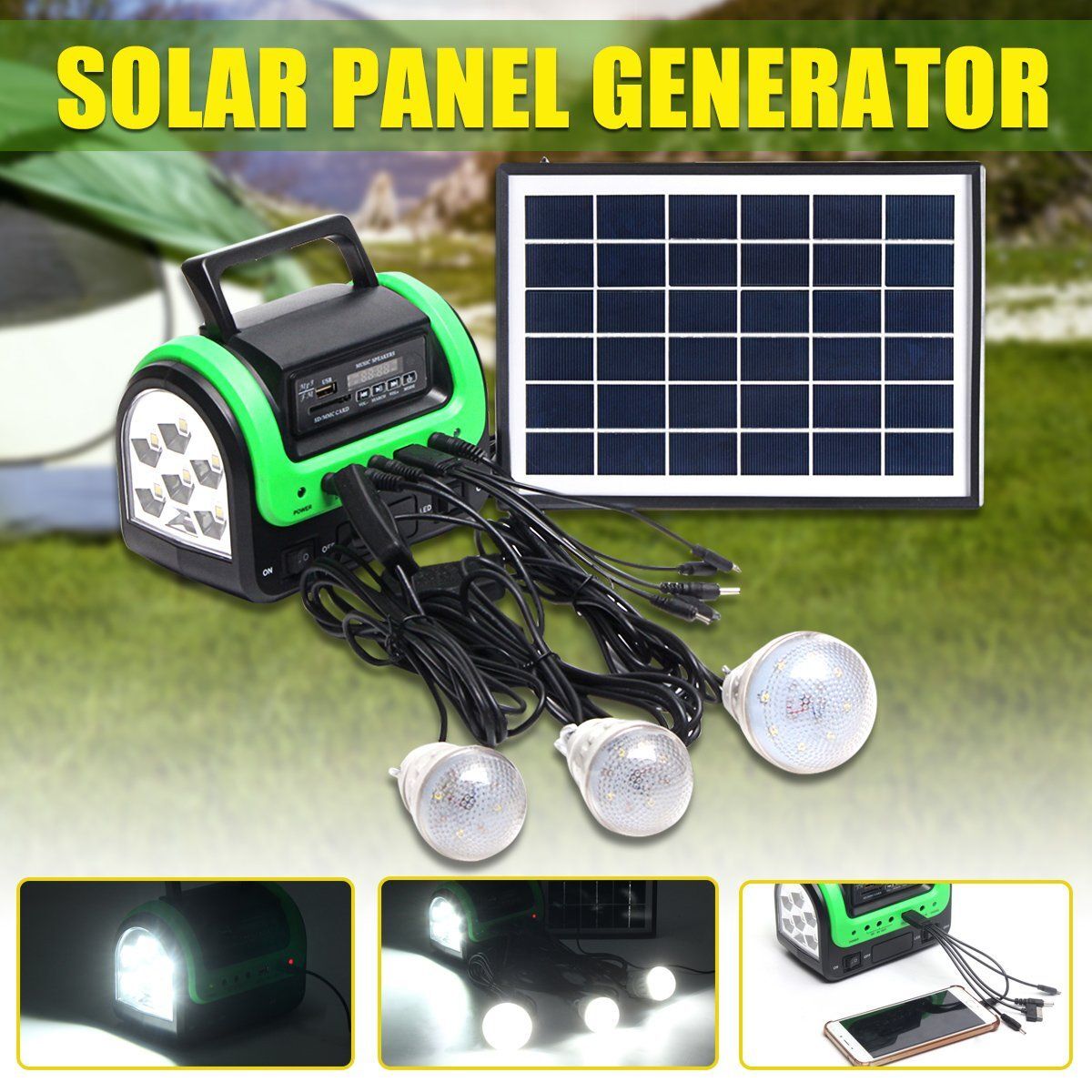 New Solar Power Generator Portable Power Power Generator With Station