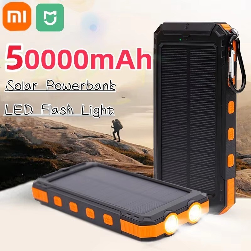 Xiaomi Solar Power Bank 50000mAh Portable Charging Powerbank