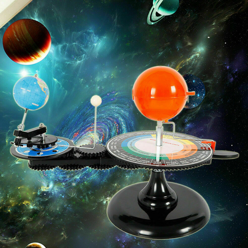 Solar System Model Orbital Simulation Planetarium Astronomy Kid Educational Toy
