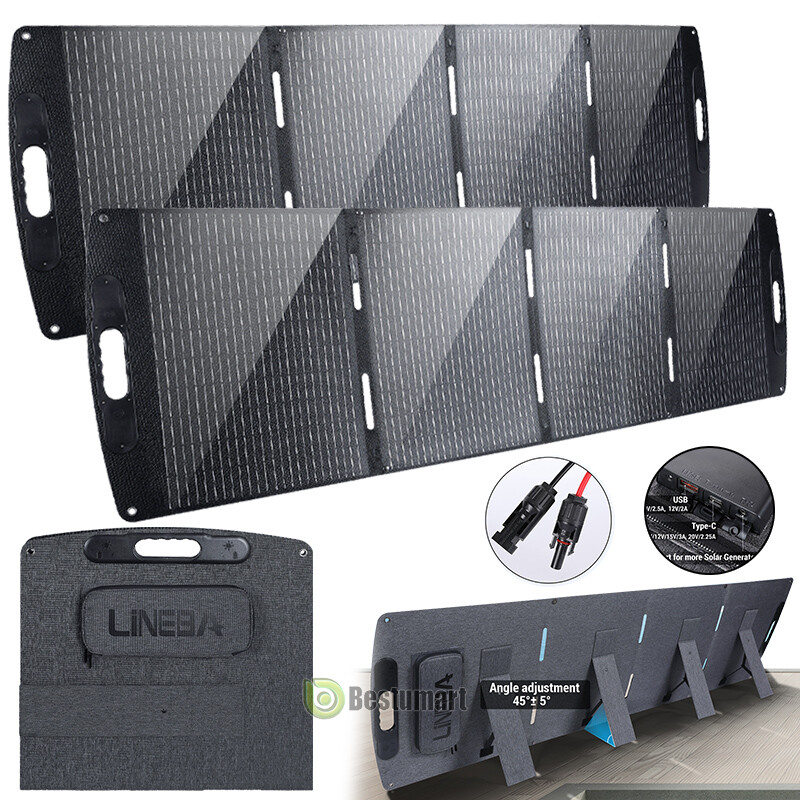 100W 200W 400W Foldable Solar Panel Portable Solar Charger Rv Camping Home