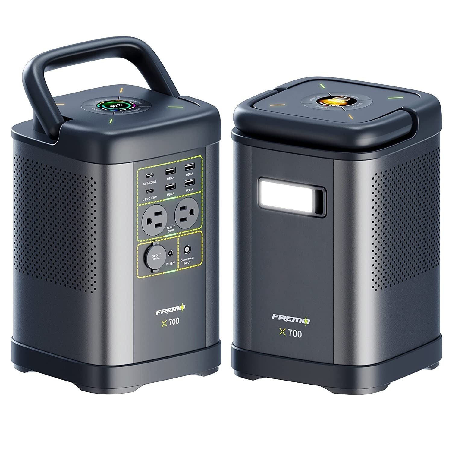 Portable Power Station by Fremo LiFePo4 662Wh Solar Charge Capable Brand New
