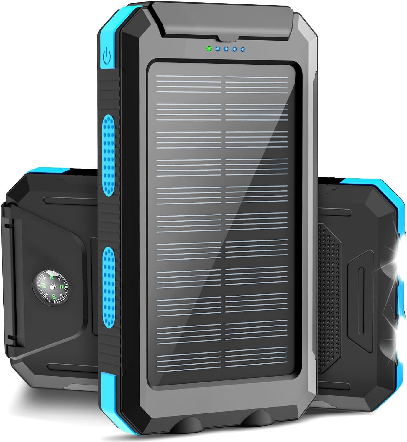 Portable Solar Power Bank 38800Mah Waterproof Battery Backup Charger