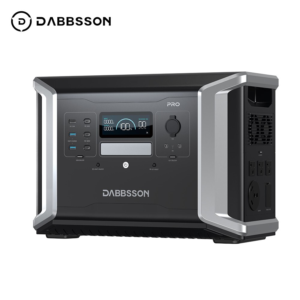 Dabbsson DBS1400Pro 1382Wh Power Station Solar Generator LiFePO4 Outdoor Camping