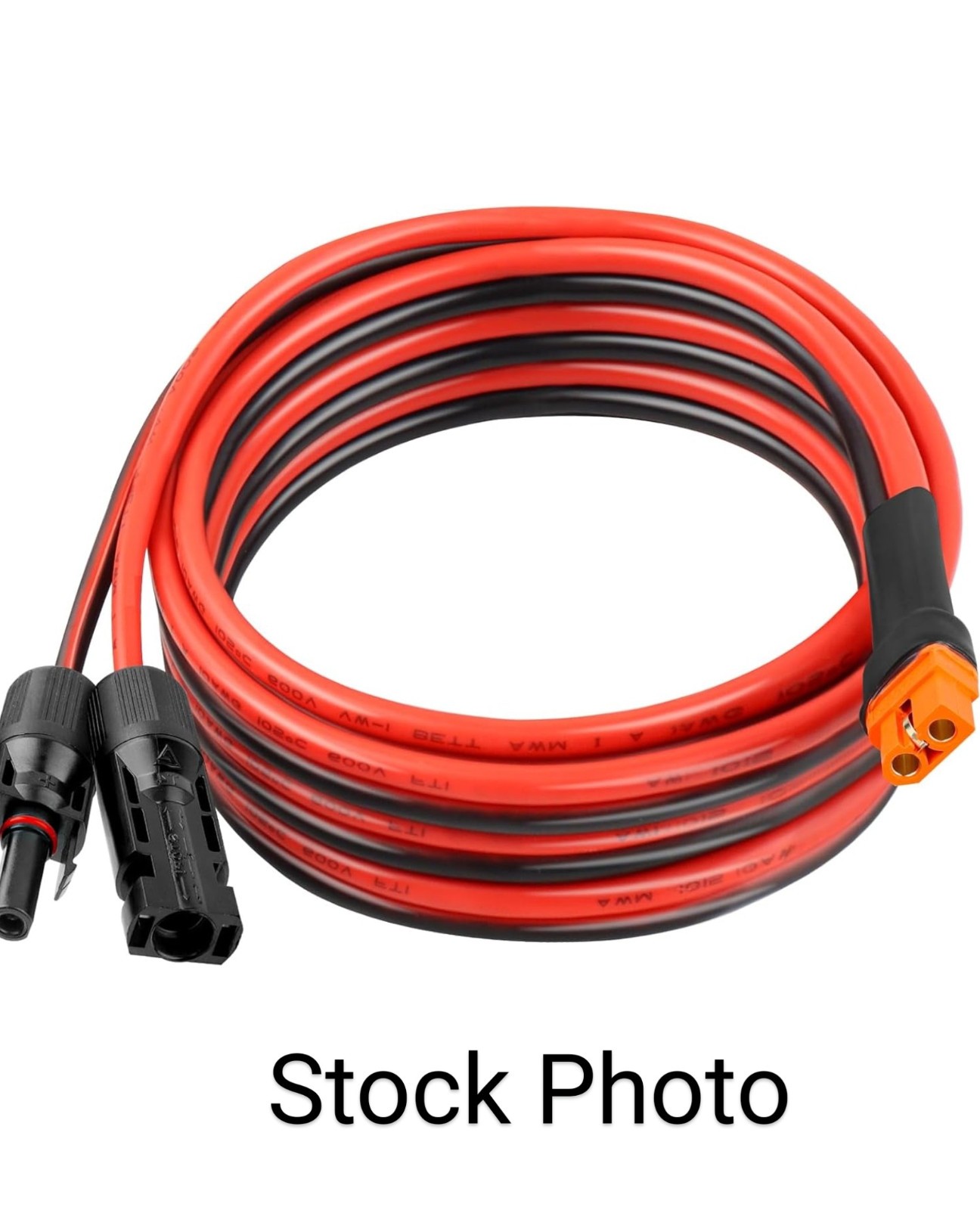 10 AWG XT60i to Solar Connector – Solar Panel Extension Cable 15 ft