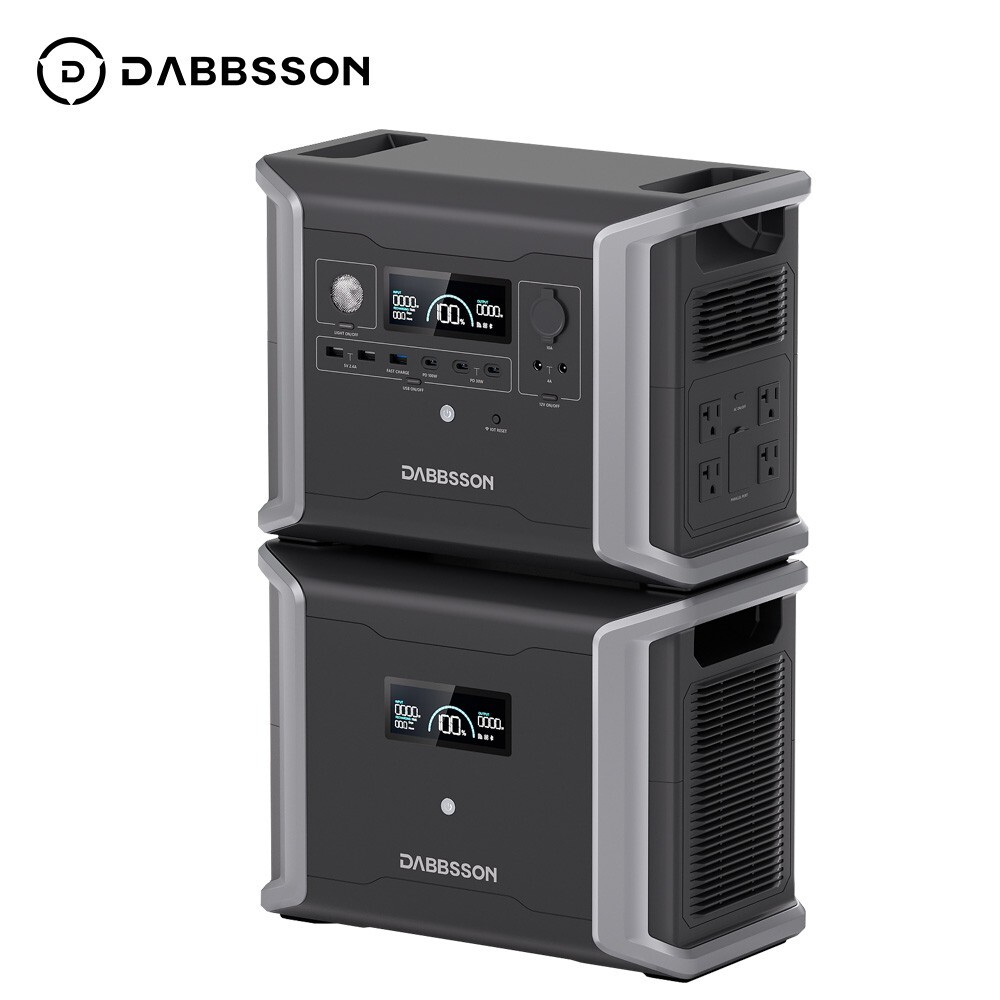 Dabbsson 3030Wh Portable Power Station Solar Generator Camping RV Home Backup