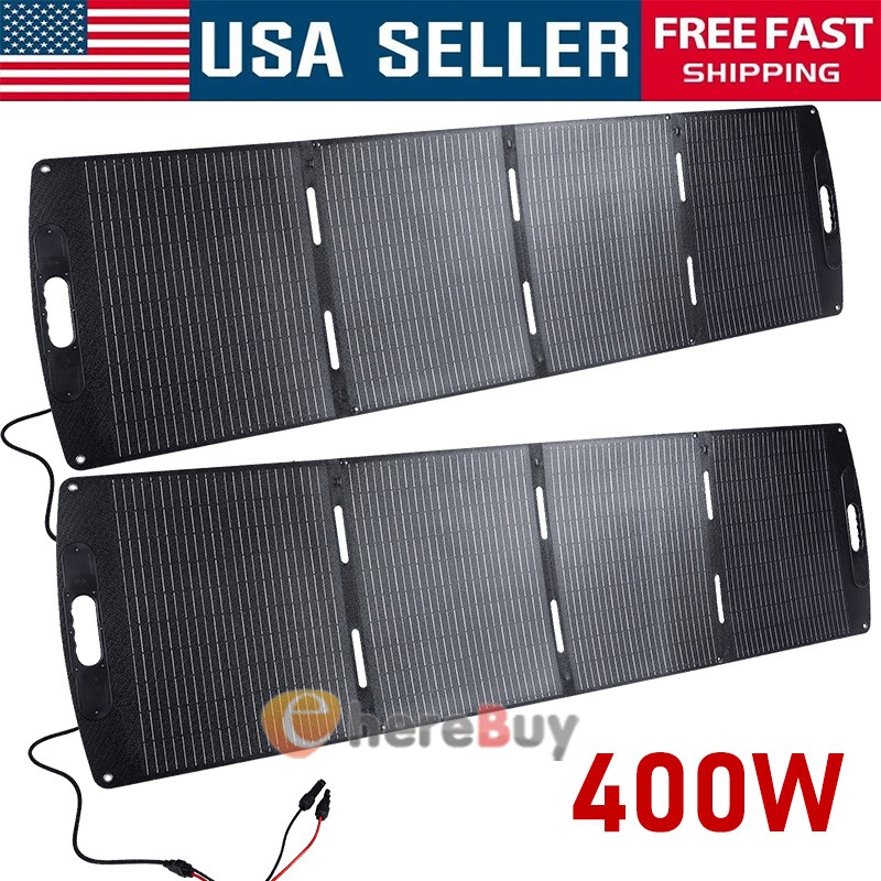 400W Solar Panel Foldable Long-lasting Self-supporting Waterproof for Outdoor RV