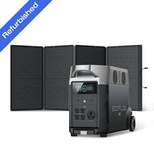 3600Wh+400W Solar Panel Solar Generator EcoFlow DELTA Pro