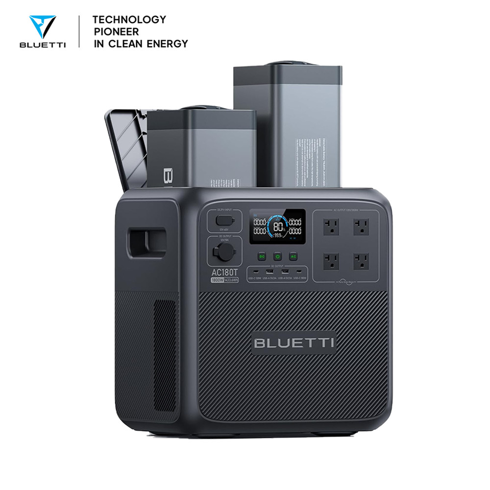BLUETTI (Pioneer MD) AC180T 1800W 1433Wh Power Station SwapSolar Ecosystem