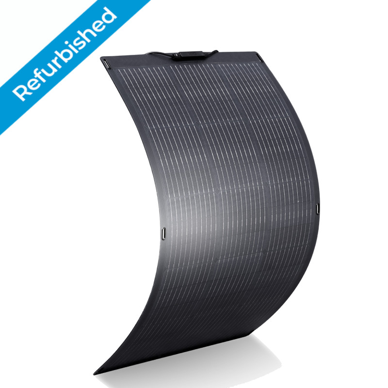 ALLPOWERS 100W Flexible Solar Panel Kit Off-Grid Mono For Generator Refurbished