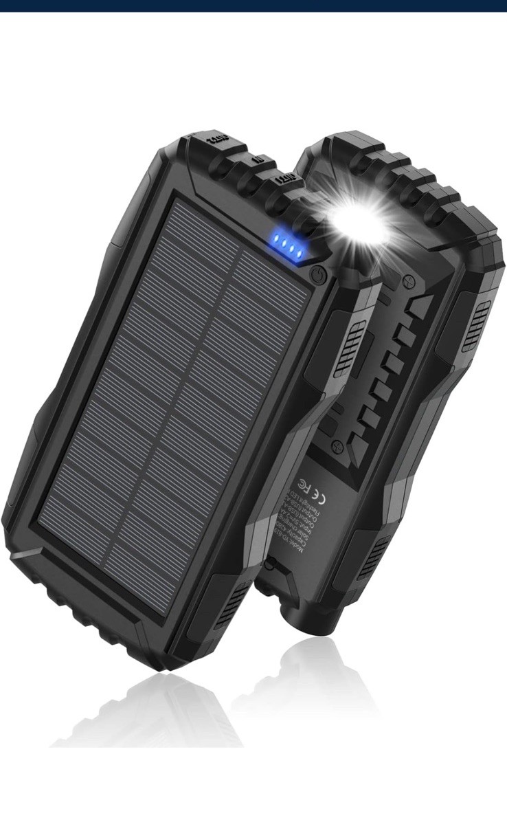 Solar Power Bank Charger Portable Charger USB Power Bank For Cell Phone 42800mah