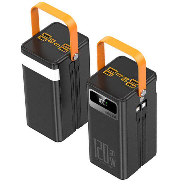 Power Bank 70000mAh 120W Fast Charging Portable Charger USB-C Quick Charge 4 USB