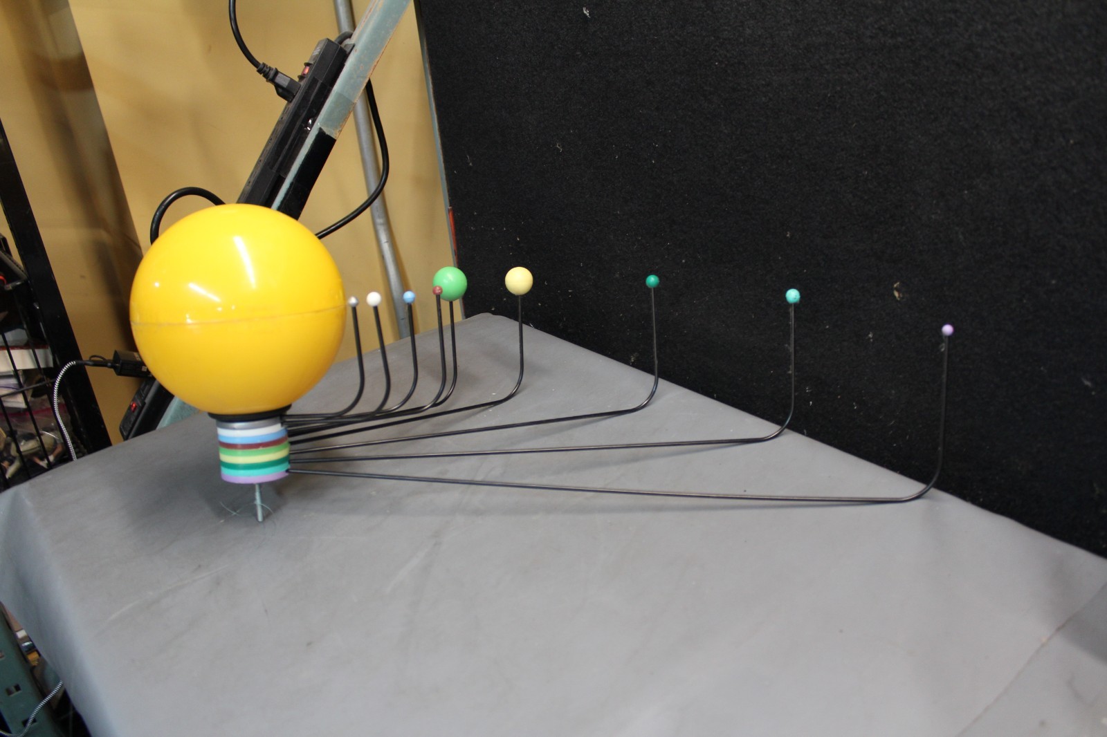 Vintage Copernican solar system model *AS IS*