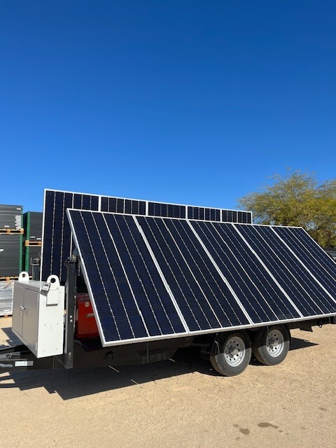 Solar System Trailer Generator- Upgraded Wow