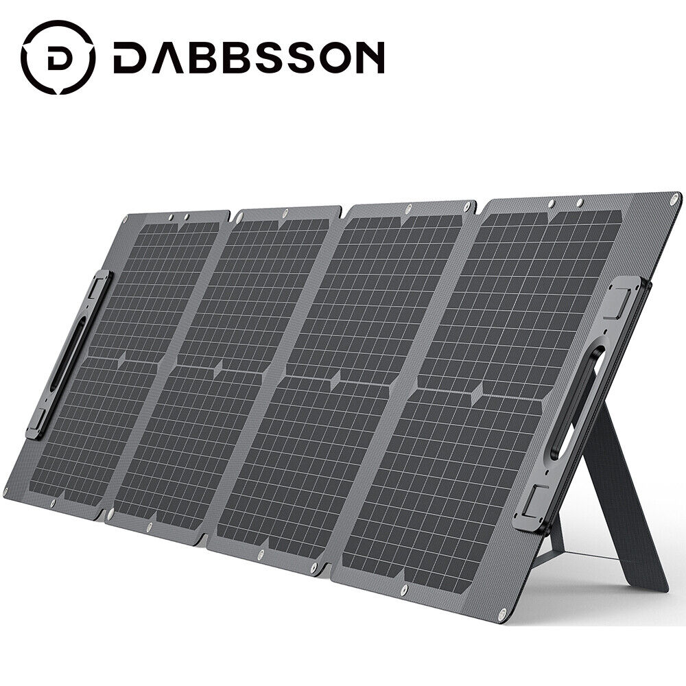 Dabbsson 120W Solar Panel IP68 Water&Dustproof PV120 with Adjustable Kickstand