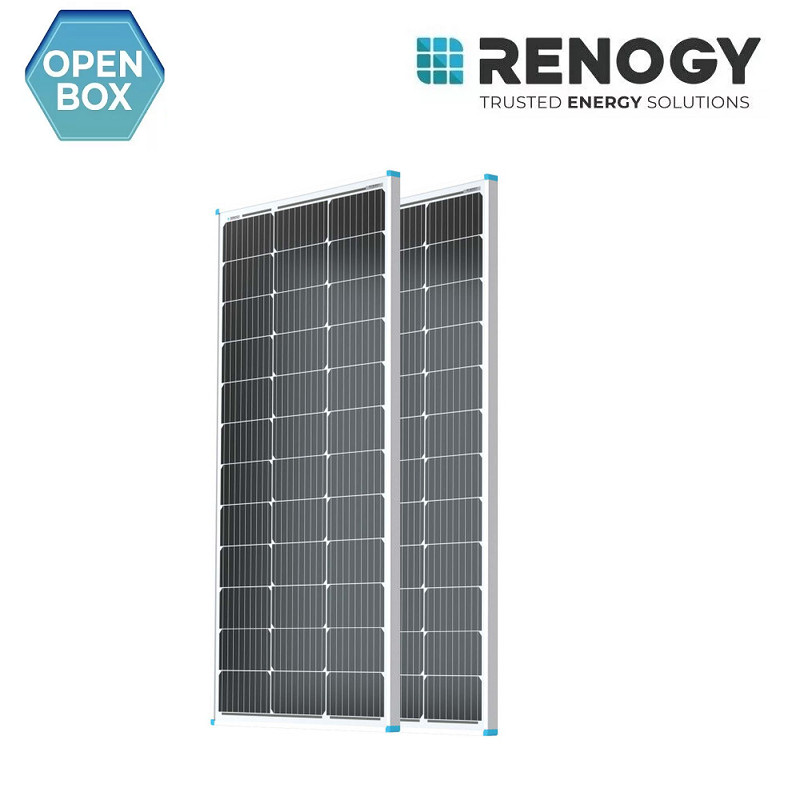 Renogy Solar Panel 2 PCS 100 200 Watt 12 Volt High Efficiency Monocrystalline PV