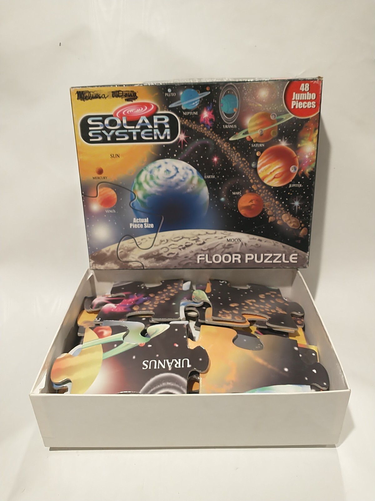 Melissa & Doug Solar System Floor Puzzle 48 Pieces Pre Owned Complete