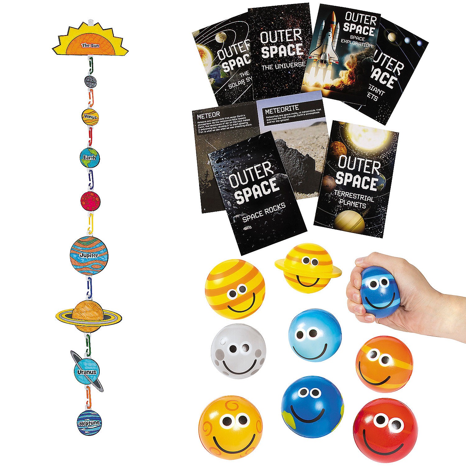 Fun Express Space & Solar System Learning Activity Kit for 24 – Assortments May