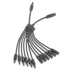 Solar Panel Connector 6 to 1 Solar Y Branch Solar Panel Splitter 6Way Solar P…