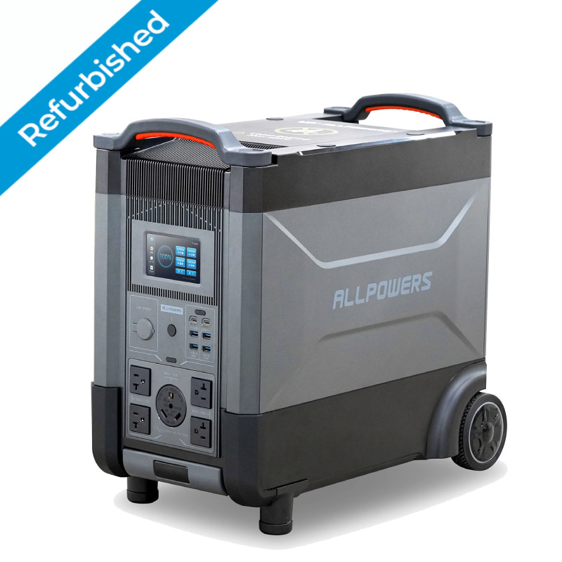 ALLPOWERS R4000 Portable Power Station 3600W AC Output Solar Generator Home Use
